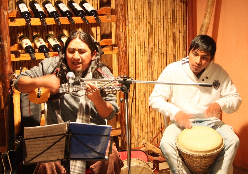 Bibiano Tolava y Juan Choque.