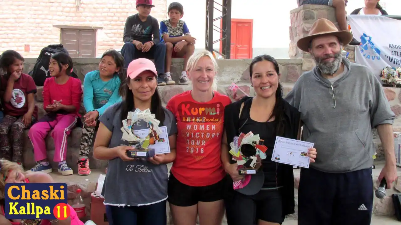 Premiación de la Chaski Kallpa 11: una categoría de damas.
