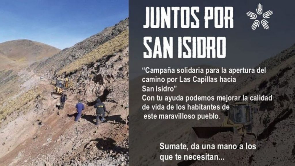 Sanisidreños residentes en Salta organizaron una campaña para juntar fondos.