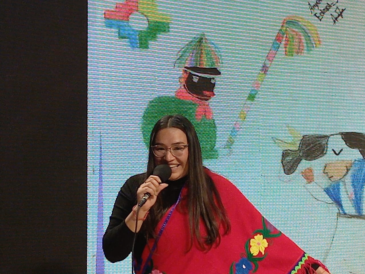Luciana Allendes, durante la presentación de "Celebrante - El último torito".